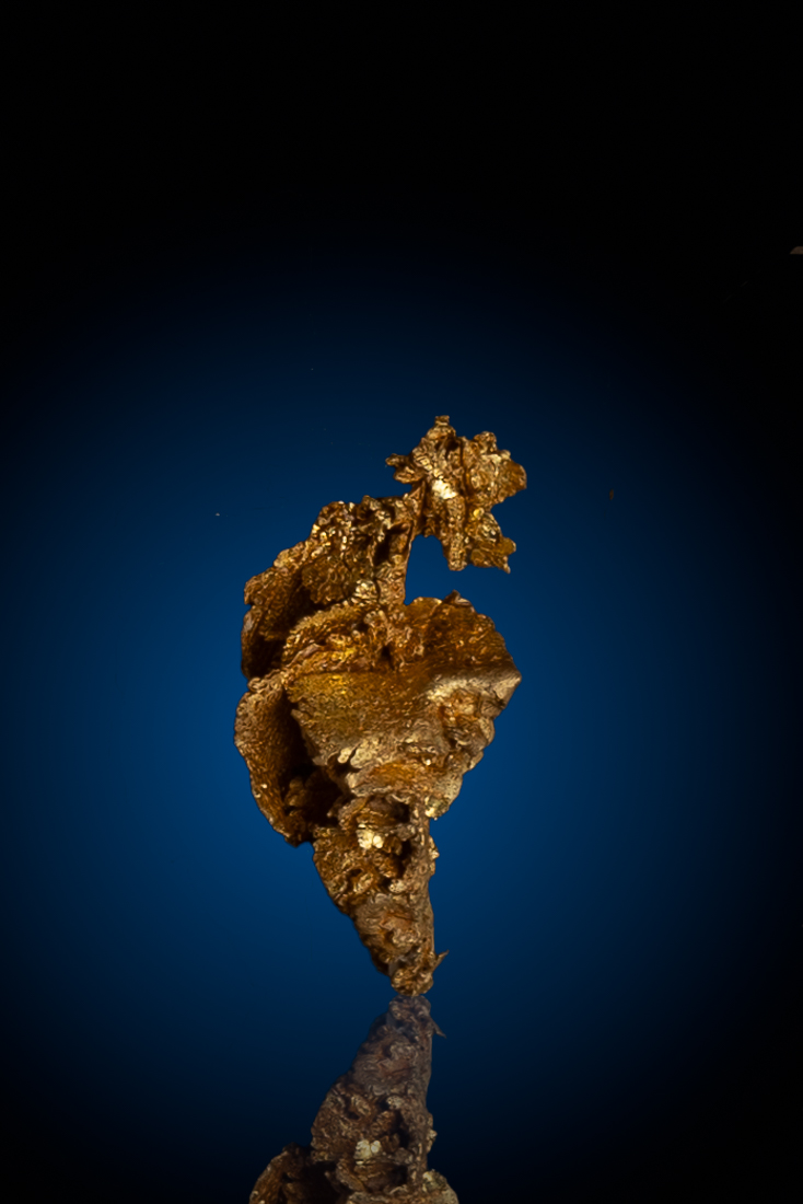 (image for) Delicate, Lacy Natural Gold Nugget - Little Johnny Mine, CO - 0.43 grams